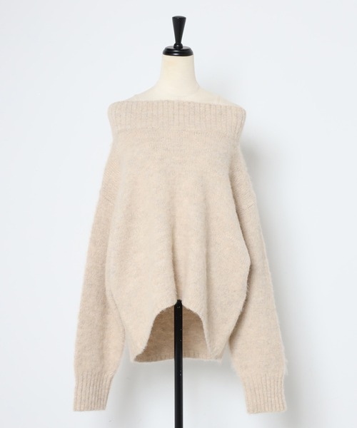 「Bonjour Sagan」 長袖ニット FREE グレー レディースの画像3