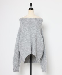 「Bonjour Sagan」 長袖ニット FREE グレー レディースの画像4