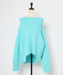 「Bonjour Sagan」 長袖ニット FREE グレー レディースの画像5