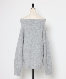 「Bonjour Sagan」 長袖ニット FREE グレー レディースの画像7