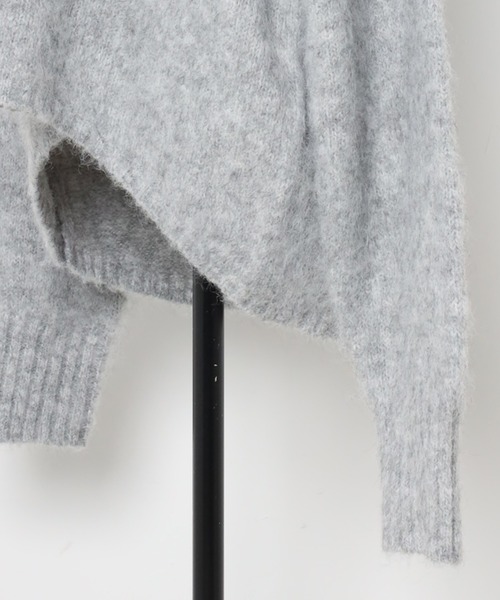 「Bonjour Sagan」 長袖ニット FREE グレー レディースの画像9