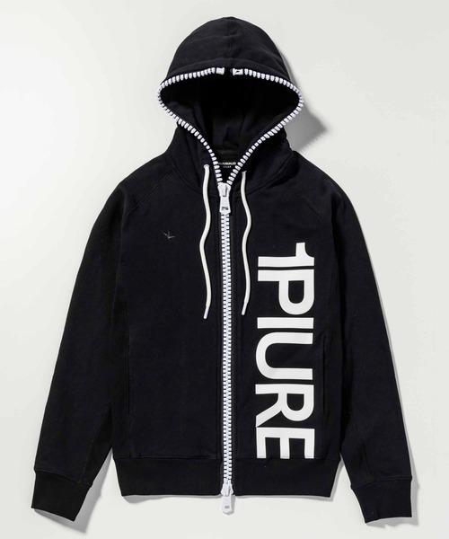 1PIU1UGUALE3 RELAX ジップアップパーカー L グレー メンズ : ZOZOTOWN