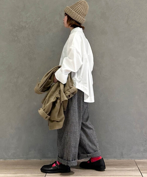 「JOURNAL STANDARD LUXE」 長袖シャツ - ブラック レディース_画像5