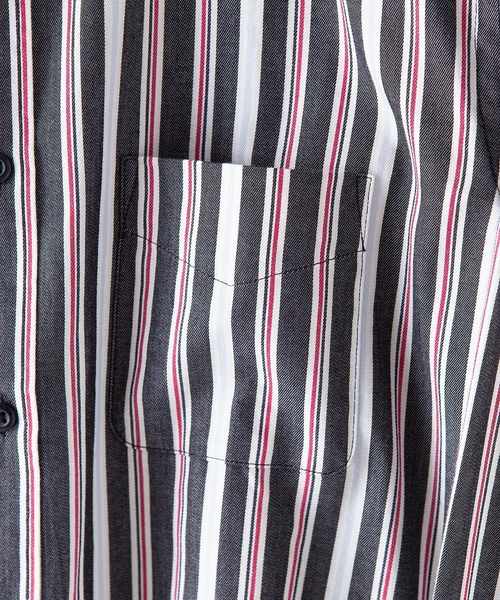 「Blue Standard 」 長袖シャツ MEDIUM ブルー メンズ_画像4
