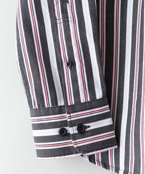 「Blue Standard 」 長袖シャツ MEDIUM ブルー メンズ_画像5