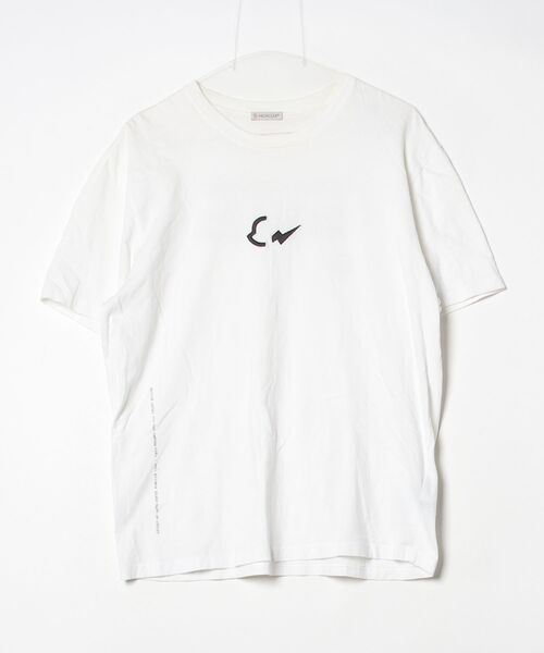 MONCLER（モンクレール） 半袖Tシャツ M ホワイト メンズ : ZOZOTOWN