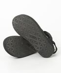 「Teva」 フラットサンダル 22cm ブラ...の詳細画像2