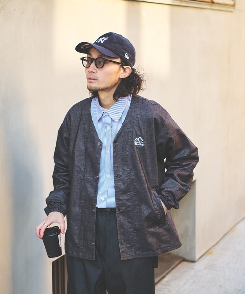 「Franklin Climbing」 デニムジャケット LARGE ブラック メンズ_画像2