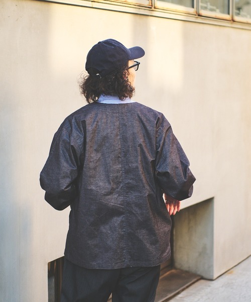 「Franklin Climbing」 デニムジャケット LARGE ブラック メンズ_画像5