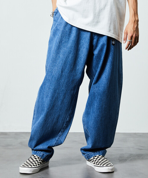 「FREAK'S STORE」 チノパンツ「OUTDOORSコラボ」 LARGE ブラウン メンズ_画像2