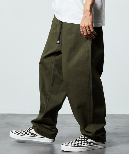 「FREAK'S STORE」 チノパンツ「OUTDOORSコラボ」 LARGE ブラウン メンズ_画像6