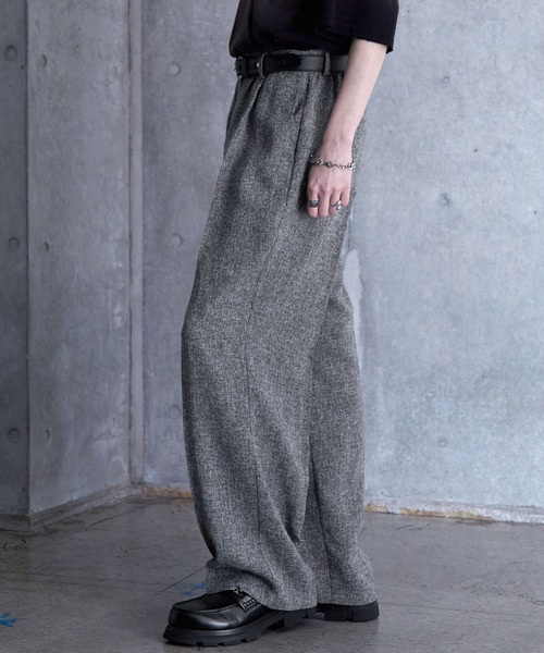 「SERACE」 スラックス L ブラック メンズ_画像4