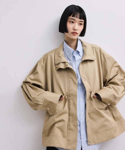 ADAM ET ROPE'（アダムエロペ） コート アウター 撥水スタンドネック