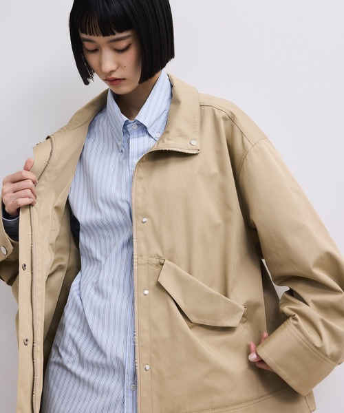 ADAM ET ROPE'（アダムエロペ） コート アウター 撥水スタンドネック