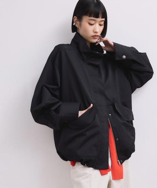 【美品】adam et rope' リモンタナイロン ブルゾン SALON adam et rope'（サロン アダム エ ロペ） ブルゾン アウター