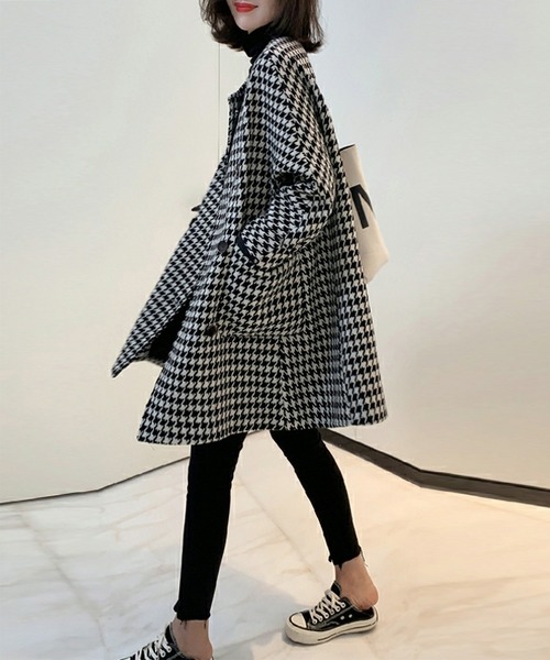「MAISON DE THERESE」 「dielv」ステンカラーコート LARGE ブラック レディース_画像5