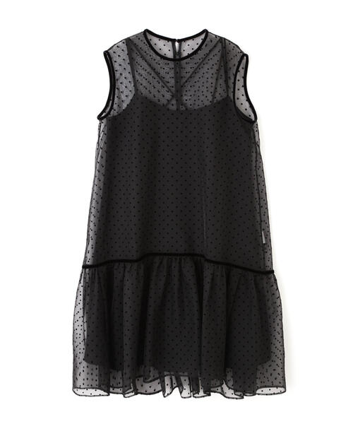 「JILL STUART」 ノースリーブワンピース 0 ピンク レディースの画像