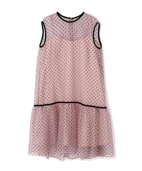 「JILL STUART」 ノースリーブワンピース 0 ピンク レディースの画像
