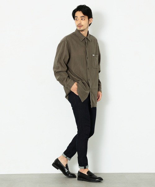 「Lee」 デニムパンツ MEDIUM ワンウォッシュ メンズの画像4