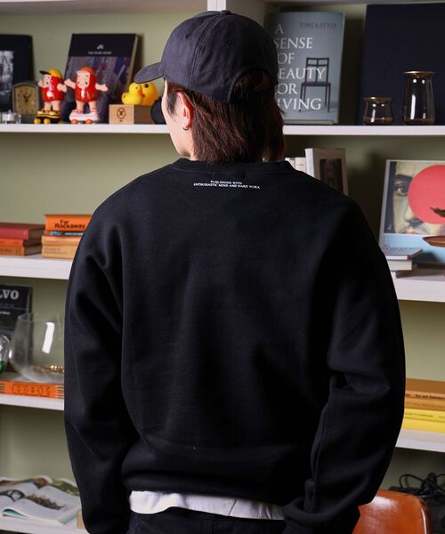 「FFEIN」 スウェットカットソー MEDIUM ブラック メンズ_画像6