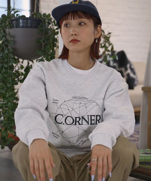 「FFEIN」 スウェットカットソー MEDIUM ブラック メンズ_画像7