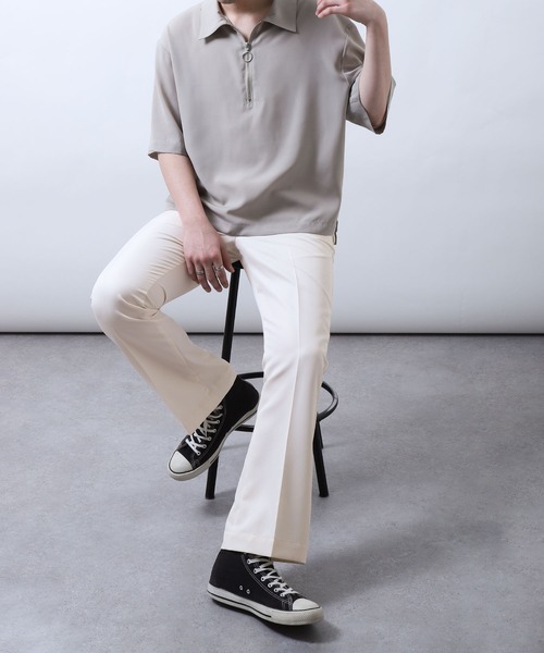 「ZIP FIVE」 スラックス LARGE ネイビー メンズ_画像6