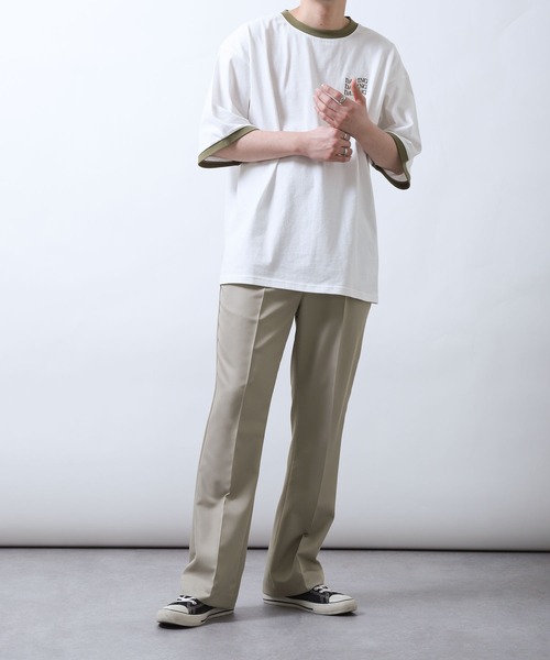 「ZIP FIVE」 スラックス LARGE ネイビー メンズ_画像7