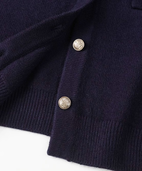 「LA POMME petit」 ニットカーディガン FREE グレー レディース_画像4