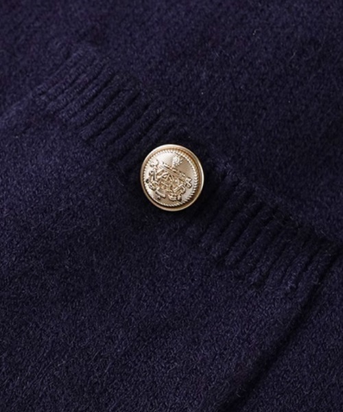 「LA POMME petit」 ニットカーディガン FREE グレー レディース_画像6