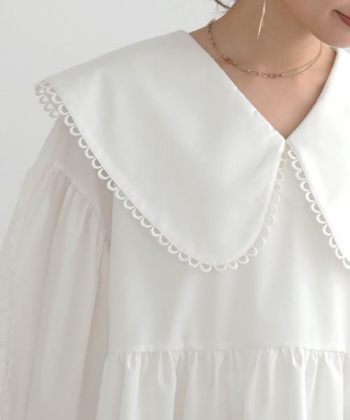 「MERAKI」 長袖ブラウス FREE ブラック レディース_画像2