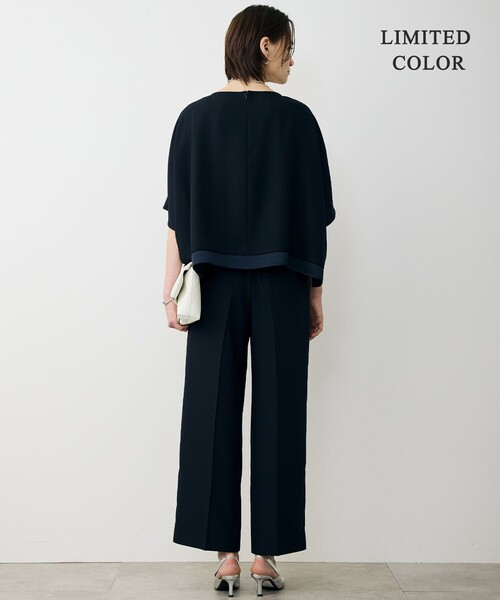 ブラウス シャツ 「WEB限定カラーあり」 FluidBackSatin クロップドブラウス レディース | ICB | 13