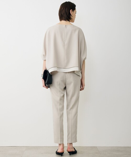 ブラウス シャツ 「WEB限定カラーあり」 FluidBackSatin クロップドブラウス レディース | ICB | 16