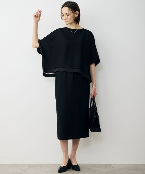ブラウス シャツ 「WEB限定カラーあり」 FluidBackSatin クロップドブラウス レディース | ICB | 18
