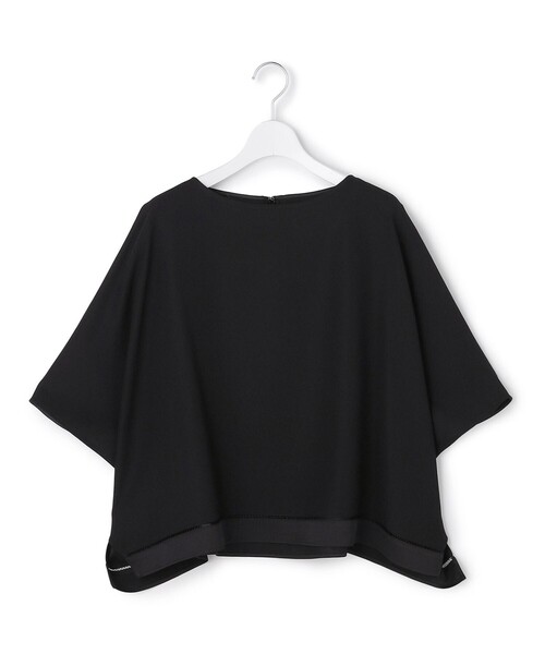 ブラウス シャツ 「WEB限定カラーあり」 FluidBackSatin クロップドブラウス レディース | ICB | 24