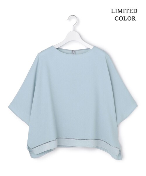ブラウス シャツ 「WEB限定カラーあり」 FluidBackSatin クロップドブラウス レディース | ICB | 25