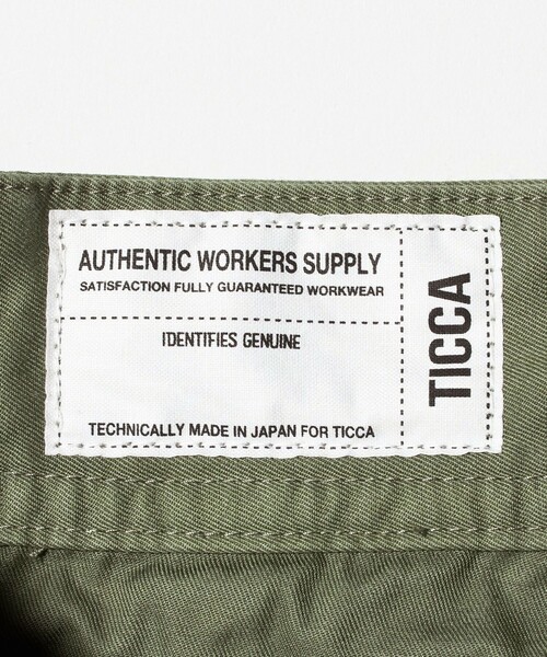 TICCA（ティッカ） パンツ 「別注」「TICCA」エンブロイダリー