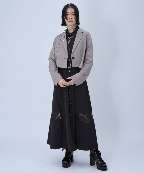 HARE（ハレ） ワンピース 2WAYソデアキシアージャガードワンピース