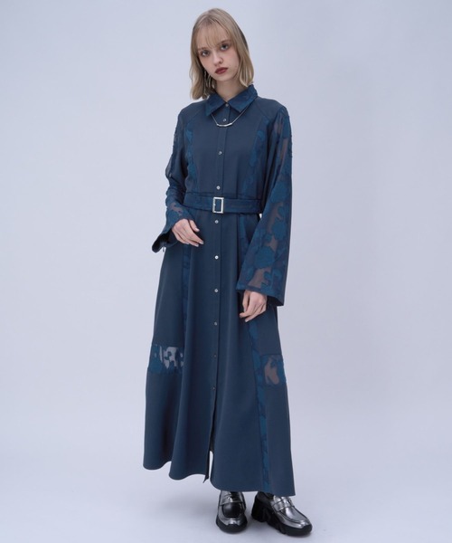 HARE(ハレ) ワンピース 2WAYソデアキシアージャガードワンピース HARE(ハレ) ワンピース 2WAYソデアキシアージャガードワンピース