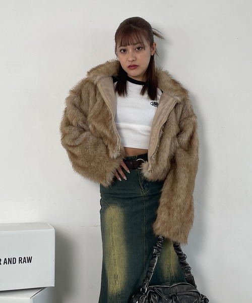 「ROGER AND RAW」 ジャケット FREE ベージュ レディース_画像2