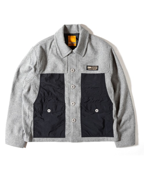 grown in the sun カバーオールジャケット サイズ2 グレー GRIP SWANY（グリップスワニー） カバーオール 「GSMJ-058」 MACKINAW