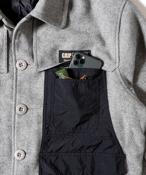 GRIP SWANY（グリップスワニー） カバーオール 「GSMJ-058」 MACKINAW