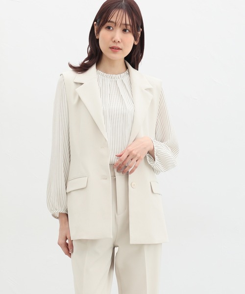 「Honeys」 ベスト L ブラック レディース_画像5