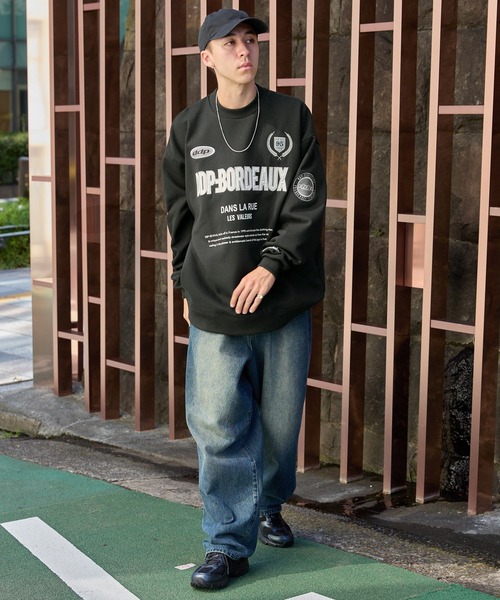 「ddp」 スウェットカットソー L ブラウン メンズ_画像7