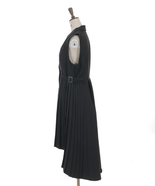 axes femme（アクシーズ ファム） ベスト ジレ プリーツフィッシュ