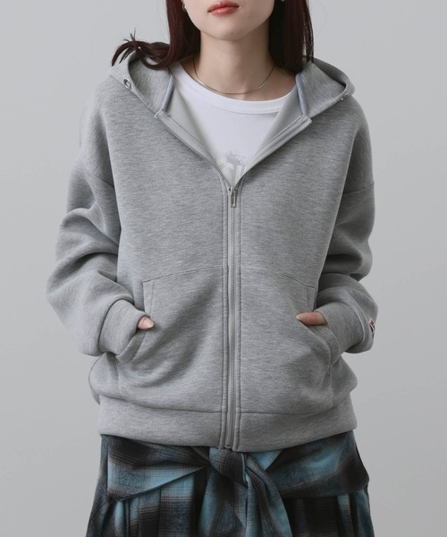 NAVY パーカー ダンボール ジップアップパーカー レディース メンズ
