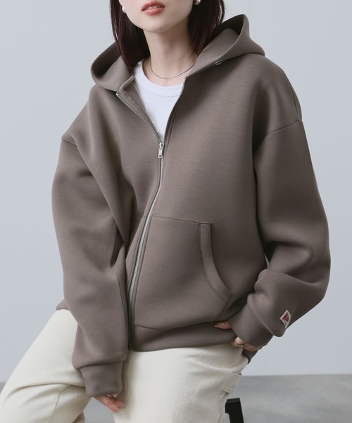 NAVY パーカー ダンボール ジップアップパーカー レディース メンズ