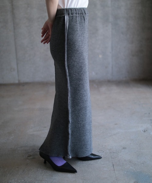 「G.V.G.V.」 ロングスカート ONE SIZE グレー レディース_画像4