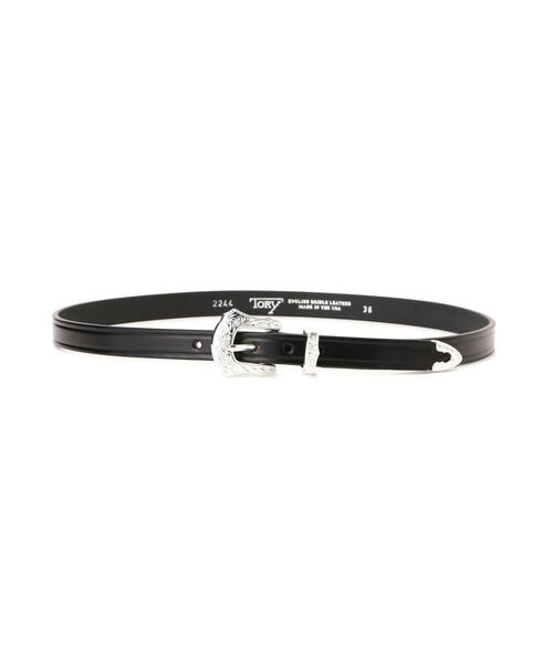 「TORY LEATHER」 ベルト 30 ブラック メンズ_画像2