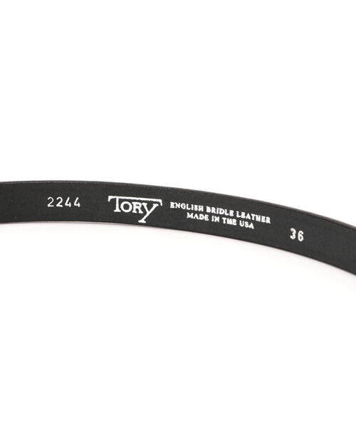「TORY LEATHER」 ベルト 30 ブラック メンズ_画像7