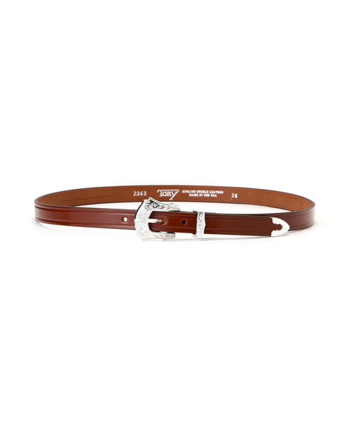 「TORY LEATHER」 ベルト 30 ブラック メンズ_画像9